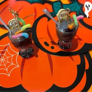 Halloween Party Miniature Goblet earrings